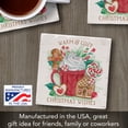 thumbnail image 2 of Thirstystone "Christmas Wishes" Single Tumbled Tile Stone Coaster, 2 of 7