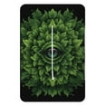 thumbnail image 2 of Green Eye Leaves Nature Mandala Art Picnic Blanket Waterproof Outdoor Beach Blanket Hand-held Pad Suitable for Travel, Camping, Beach, Family Gatherings, 2 of 8
