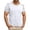 White, variant on IWRICH Men's Basic Plus Size T Shirt Short Sleeve Crew Neck Soft Fitted Elastic Tees Classic Tshirts White XL