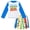 Toy Story Blue Multi, variant on Disney Lilo & Stitch Little Boys Rash Guard and Swim Trunks Little Kid to Big Kid