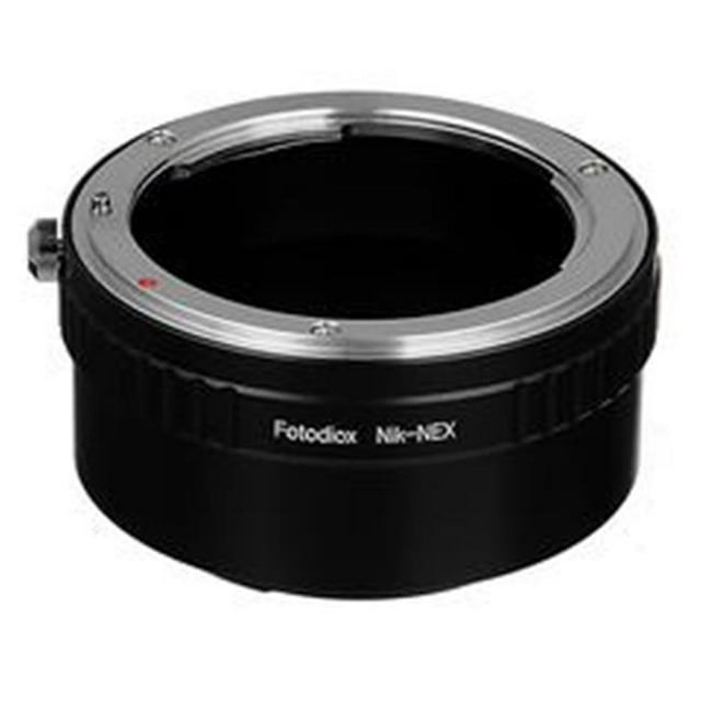 Fotodiox NikF-SnyE Lens Mount Adapter - Nikon Nikkor F Mount D-SLR Lens To Sony Alpha E-Mount Mirrorless Camera Body
