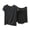 Dark Gray, variant on cfhntfmh Lounge Sets for Women 2 Piece Cap Sleeve Pajamas Short Sets with Drawstring Shorts Comfy Pjs Lounge Set Sleepwear