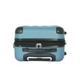 thumbnail image 4 of Travelers Club 20" Hardside Expandable Rolling Carry-on Luggage, Teal, 4 of 13