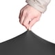 thumbnail image 4 of Mantel redondo de poliéster ajustable para mesa de comedor, impermeable, de 70 a 85 cm negro, 4 of 9