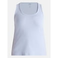 thumbnail image 5 of Terra & Sky Women’s Plus Ribbed Tank Top, Sizes 0X-5X, 5 of 5