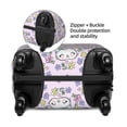 thumbnail image 4 of Balery Luggage Cover Purple Rabbit Print Suitcase Covers for Luggage Elastic Washable Suitcase Protector Fits 18-32 Inch Luggage-X-Large, 4 of 9