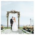 thumbnail image 3 of JTAOT Wooden Garden Arbor, Wedding Arch, 6.6ft Arch Backdrop Stand for Ceremony, Wood Trellis for Plant Climbing, Christmas Decor Pergola for Garden Backyard, Lawn, 3 of 7