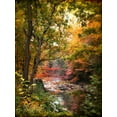 thumbnail image 2 of Jenney, Jessica 12x14 Black Ornate Wood Framed with Double Matting Museum Art Print Titled - Stream of Consciousness, 2 of 4