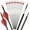 Red & Black, variant on SHARROW 31" Carbon Arrows Hunting Arrows Spine 250 300 350 400 500 600 with Replaceable Points Targeting Practice Arrows for Compound/Recurve/Long Bow 6/12pcs