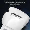 thumbnail image 5 of Hayabusa Pro Leather Lace-Up Boxing Gloves for Men and Women - White, 12oz, 5 of 6