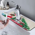 thumbnail image 7 of Sikiie Merry Christmas 1 Splash Guard for Sink Faucet-1 PC Super Absorbent Fast Drying Mat Sink Gadgets-Splash Guard for Kitchen, Sink Mat, 7 of 7