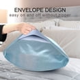 thumbnail image 6 of Iauyy 20x26in Silk-Smooth Satin Pillowcase, Gentle on Hair and Skin, Luxuriously Soft Pillowcase with Envelope Closure, Wrinkle Fade The Color Is Blue, 6 of 8