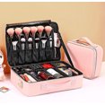 thumbnail image 3 of Neceser cosmético HUOGUO Pink Makeup Professional Travel, 3 of 5