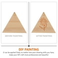 thumbnail image 3 of SASABAXI 20Set Unfinished Triangle Chips Slices For Diy Activities, 3 of 5