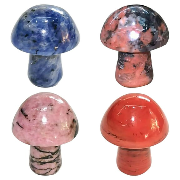 4Pcs Garden Mushroom Landscaping Ornaments Mushroom Decorations DIY Accessories