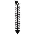 thumbnail image 2 of SDNall 24 Inch Snow Meter Hand Made Metal Outdoor Garden Snow Meter Garden Decoration, 2 of 9
