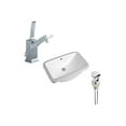 thumbnail image 1 of DROP Bath and Kitchen DR091093 Undermount Bathroom Sink Set, 1 of 6