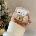 thumbnail image 4 of For Airpods 1st 2nd 3rd 4th 2024 Pro 2nd Cute Bear Plush Case Cover + Star Pendant, 4 of 9