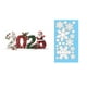thumbnail image 2 of Pegatina navideña para ventana 2026, copos de nieve 3D de doble cara, pegatinas rojas de invierno para ventanas de cristal, ideal para centro comercial, fiesta, puerta de País de las Maravillas., 2 of 3