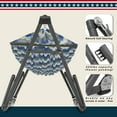 thumbnail image 5 of Tranquillo Uniki Collapsible Hammock Stand, Folding Camping Hammock and Stand, 550 lbs Capacity Double Hammock Stand for 2 Persons, Chevron, 5 of 10