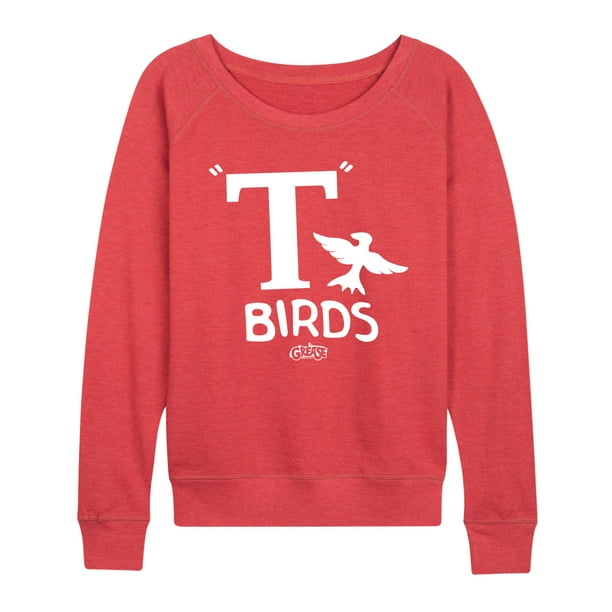 Grease T Birds Rydell High School Mascot Women's Lightweight French Terry Pullover