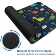 thumbnail image 6 of Long Mouse Pads for Desk,Colorful Dinosaurs Clouds Pattern Desk Mats on Top Of Desks, Desk Mouse Pad Extra Large with 3mm Non-Slip Base and Stitched Edge for Gaming,Office,Work,Home 31.5"x15.7", 6 of 6
