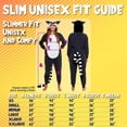 thumbnail image 3 of Slim Fit Adult Onesie - Animal Halloween Costume - Plush Fruit One Piece Cosplay Suit for Women and Men by FUNZIEZ!, 3 of 6