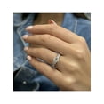 thumbnail image 6 of Rachel Koen 1.35Cttw Round Cut Diamond Engagement Ring 14K White Gold Size 5.75, 6 of 6