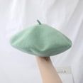 thumbnail image 1 of LinYooLi Ishihara Rimi Hat Vintage British Wool Beret Thick Japanese Painter Hat Korean Version Versatile Pumpkin Hat Girl, 1 of 9
