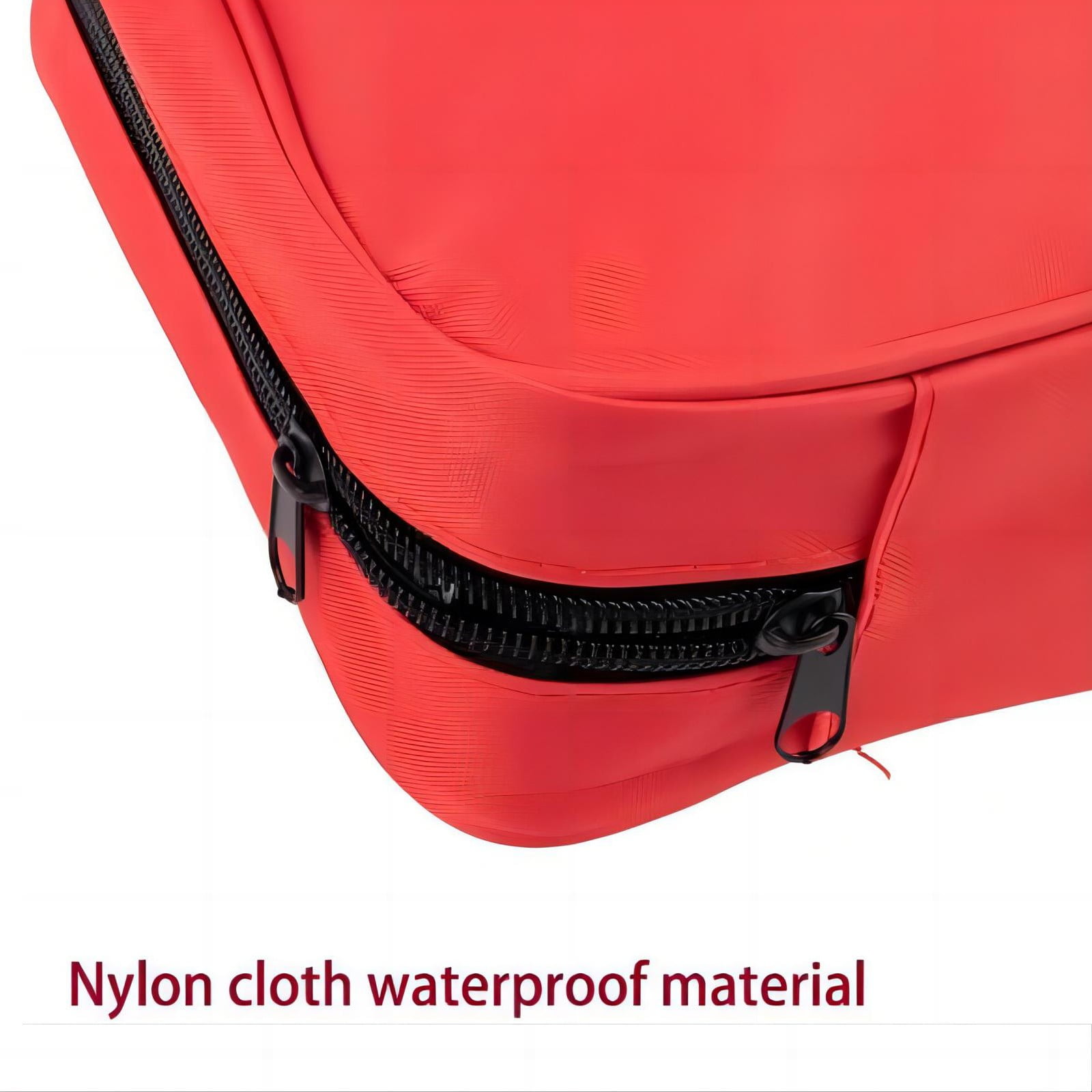 Empty First Aid Kit Bag - Red Medical Pouch with Multiple Compartments & Zippered Mesh Bags for Organizing Emergency Supplies, for Home, Car, Camping & Travel