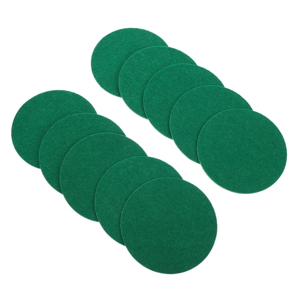FELTECHELECTR 10-Pack Air Hockey Table Patches 2.4x2.4x0.08In Polyester Fiber Game Room Accessories