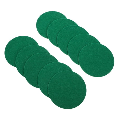 FELTECHELECTR 10Pcs Game Enhancement Polyester Fiber Air Hockey Patches for Game Room Use 2.4X2.4X0.08In