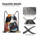 thumbnail image 4 of Fotbe Cow Bolsa Mochila con Cordón Estampada, Bolsa de Gimnasio Deportiva, Bolsa Cinch, Bolsa con Cordón para Hombres y Mujeres-Medium, 4 of 6