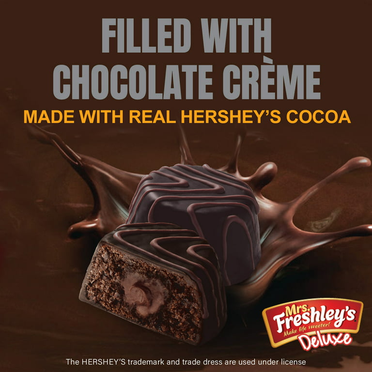 Freshley\'s Chocolate Deluxe Triple Cakes Hershey\'s Mrs.