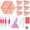 Pink, variant on 25 PCS Multi-functional Diamond Painting Tray Plate, DIY Diamond Painting Accessories, Diamond Painting Art Supplies, Diamond Painting Beads StorageTray Tool Accessories