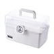 thumbnail image 1 of Botiquín de primeros auxilios con asa portátil, botiquín de emergencia familiar, caja multiusos, Blanco de 3 niveles, 1 of 8