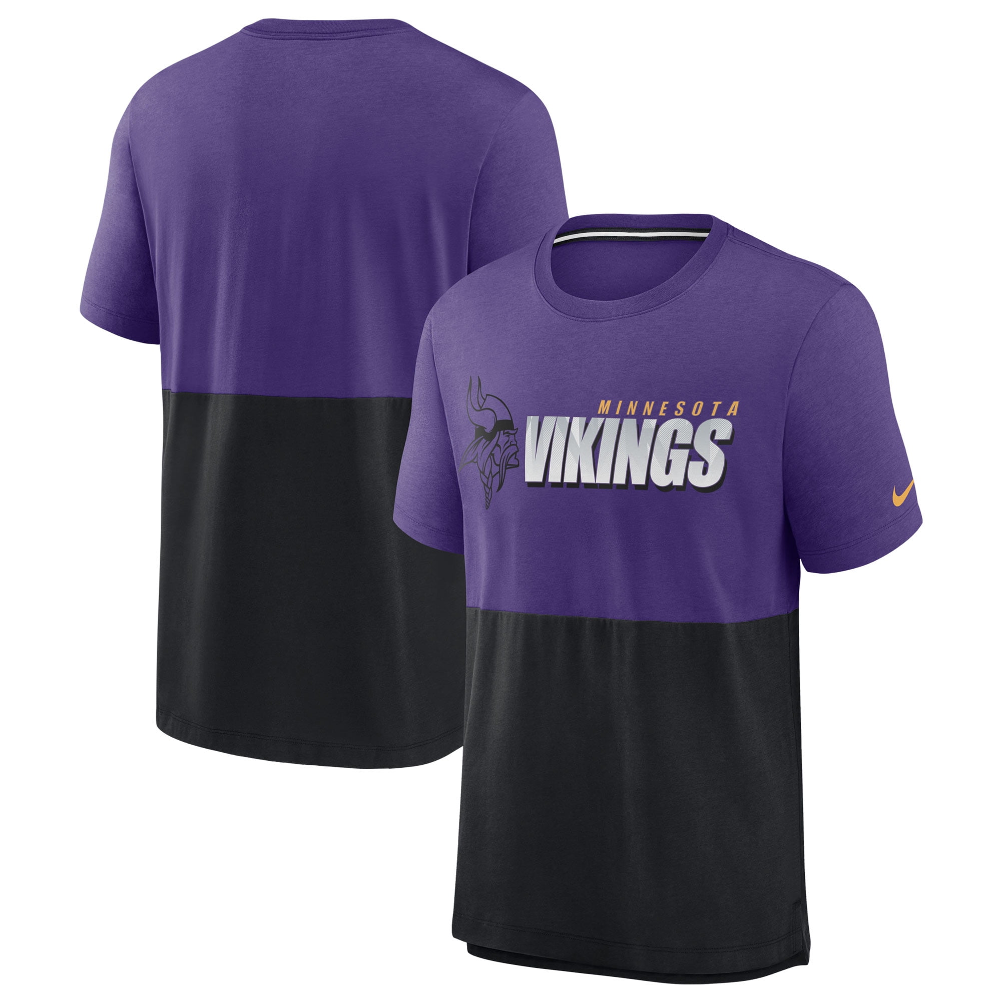 purple and black nike shirt