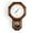 Brown, variant on ZJQYDS Wall Clock Battery Operated, Imitation Wood Plastic Regulator Clock with Pendulum,Vintage Decorative Wall Clocks for Living Room,Farmhouse,Office,Bedroom,Kitchen,Wall Decor