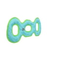 thumbnail image 2 of DuraForce 3WayTug Tiger Blue-Green, 2-Pack, Durable Woven Mesh Fiber Squeaky Dog Toy, 2 of 10