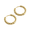 Gold, variant on 925 Silver Twisted Rope Hoop Earrings, Sterling Silver Braided Ear Hoops
