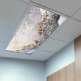 thumbnail image 2 of Christmas 1 Piece Winter Snowfall Forest Bough Cardinal Berries Magnetic Fluorescent Light Covers, 2x4 Ft, Magnetic Light Covers for Ceiling Lights Classroom Office Home Decor, 2 of 9