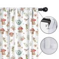 thumbnail image 4 of Blackout Kids Curtains,White Forest Fairy Pattern Childrens Insulated Curtains Set Of 2,Bedroom Essentials,Toddler Room Decor 42"x54", 4 of 5