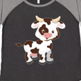 thumbnail image 4 of Inktastic Cute White Holstein Cow with Brown Spots Women's Plus Size T-Shirt, 4 of 5