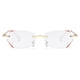 thumbnail image 2 of Gafas de presbicia anti luz azul sin marco con borde de diamante para damas, gafas planas, gafas de cerca terminadas, gafas mecedoras, 2 of 2