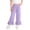 Purple-05, variant on Ugoldhm Toddlers Gingham Ruffle Hem Wide Leg Pants Elastic Waist Checkered Cropped Trousers for Summer Wear