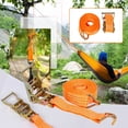 thumbnail image 1 of TIMIFIS Tree Swing Hanging Kit Tensioning Straps With Ratchet And Hook Lashing Straps Two-Part Lashing Strap Swing Straps ummer, 1 of 9