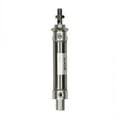 thumbnail image 2 of Yeacher Mini Cylindre Pneumatique 25mm Alésage 100mm Course Acier Inoxydable Double Action Tige Simple Mini Cylindres d'Air, 2 of 8