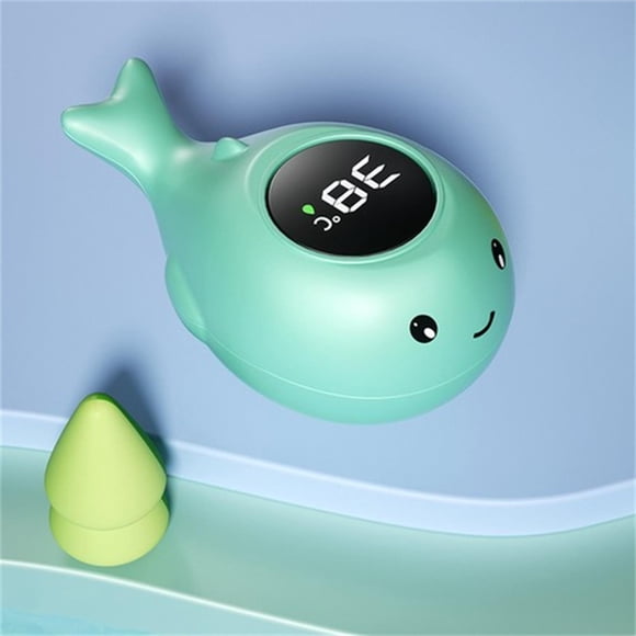 Termómetro de baño para niños | Pantalla LED de 3 colores con alertas de temperatura alta/baja | Indicador de temperatura del agua de lectura instantánea para la seguridad del baño de bebés y niños