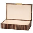 thumbnail image 6 of Jamie Young Co Palm Marquetry Decorative Box Brown Engineered  Wood, 6 of 7