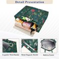 thumbnail image 3 of FORMRS Womens Corduroy Tote Bag Crossbody Shoulder Purse Handbag with Detachable Strap, Green Christmas Forest, 3 of 7